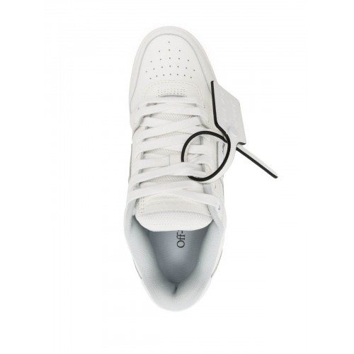 SNEAKERS OFF WHITE,  Out Of Office, Contur Negru, Alb