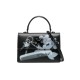 Geanta OFF WHITE, Jitney 1.4 black leather bag with X-ray print, Negru - OWNP050S24LEA0041001