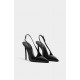 Pantofi DSQUARED2, Evening Slingback, Negru
