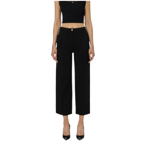JEANS ELISABETTA FRANCHI, Jeans in cotton dril JEANS ELISABETTA FRANCHI, Jeans in cotton dril