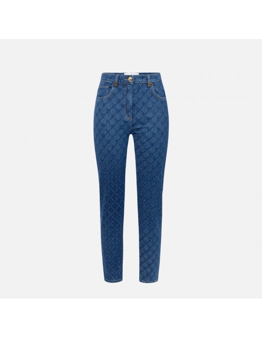 Jeans ELISABETTA FRANCHI, Jeans with all-over diamonds - PJ95N51E2139 Jeans ELISABETTA FRANCHI, Jeans with all-over diamonds - PJ95N51E2139