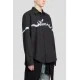 Camasa AMIRI, Smoke Print, Negru - PS24MSL008BLACK Camasa AMIRI, Smoke Print, Negru - PS24MSL008BLACK