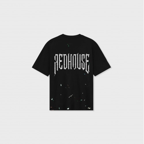 Tricou Redhouse,  Pegasus Black Tee, Regular Fit