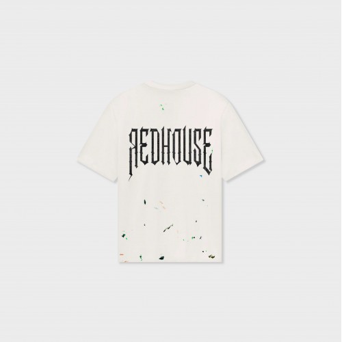 Tricou Redhouse, Pegasus White Tee, Regular Fit Tricou Redhouse, Pegasus White Tee, Regular Fit