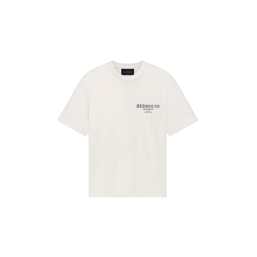 Tricou REDHOUSE, Atelier 307, White, Regular Fit Tricou REDHOUSE, Atelier 307, White, Regular Fit