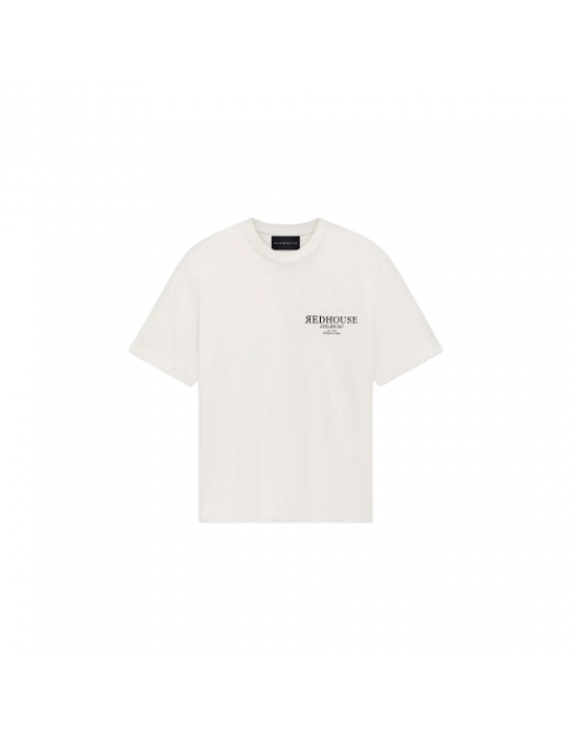Tricou REDHOUSE, Atelier 307, White - RHTS242 Tricou REDHOUSE, Atelier 307, White - RHTS242