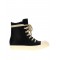 SNEAKERS RICK OWENS, High Top, Smooth Leather, Black