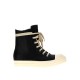SNEAKERS RICK OWENS, High Top, Smooth Leather, Black - RU01E5890LCO911 SNEAKERS RICK OWENS, High Top, Smooth Leather, Black - RU01E5890LCO911