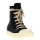 SNEAKERS RICK OWENS, High Top, Smooth Leather, Black - RU01E5890LCO911 SNEAKERS RICK OWENS, High Top, Smooth Leather, Black - RU01E5890LCO911