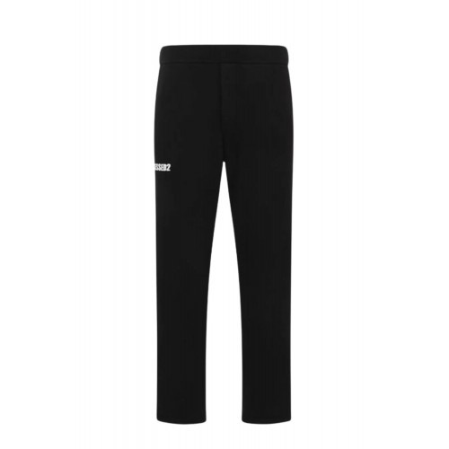 Pantalon Dsquared2, Obsesses Print, Black Trousers