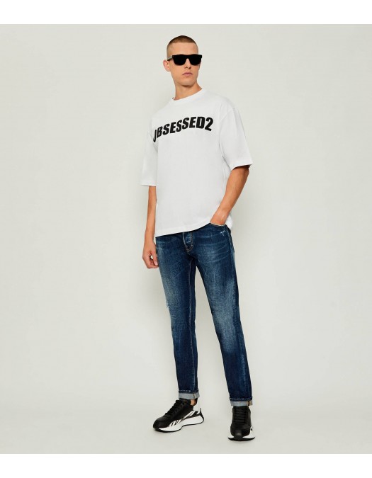 JEANS DSQUARED2, Navy blue, Croiala Cool Guy , Bleumarin - S71LB1646D30011470