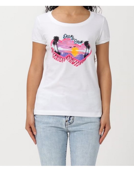 Tricou DSQUARED2, Dean and Dan , White - S72GD0521S24668100 Tricou DSQUARED2, Dean and Dan , White - S72GD0521S24668100