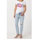 Tricou DSQUARED2, Dean and Dan , White - S72GD0521S24668100 Tricou DSQUARED2, Dean and Dan , White - S72GD0521S24668100