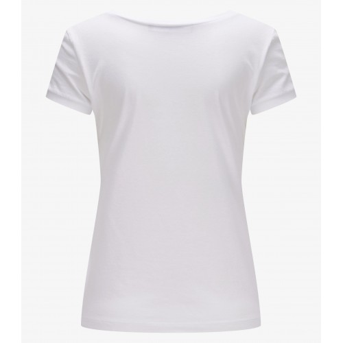 Tricou DSQUARED2, Heart Multicolor Print, White