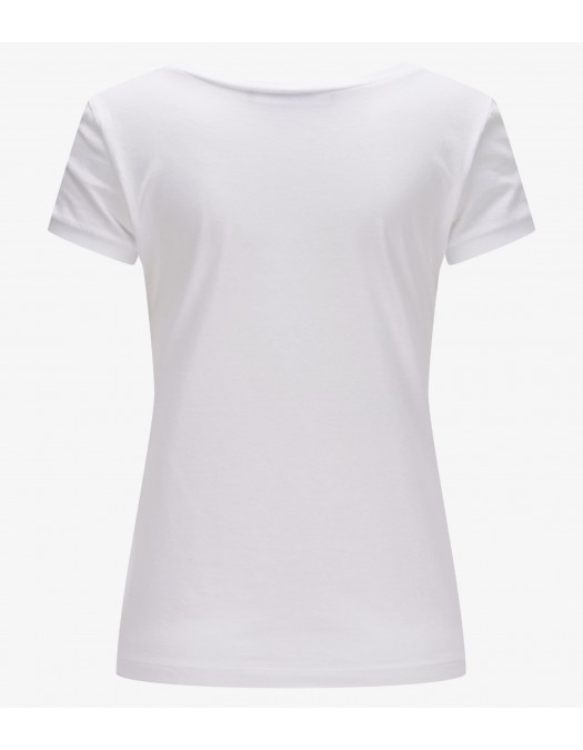 Tricou DSQUARED2, Heart Multicolor Print, White - S72GD0522S24668100