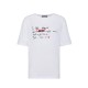 Tricou DSQUARED2, Wash Breezy Fit Doodle, Alb - S72GD0572D20020100