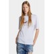 Tricou DSQUARED2, Wash Breezy Fit Doodle, Alb - S72GD0572D20020100