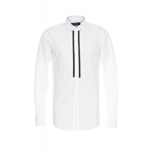 CAMASA DSQUARED2 , Design Clasic, Insertie frontala, Alb