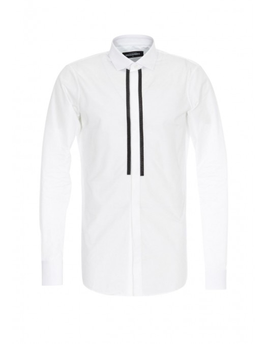 CAMASA DSQUARED2 , Design Clasic, Insertie frontala, Alb - S74DM0284100