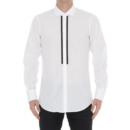 CAMASA DSQUARED2 , Design Clasic, Insertie frontala, Alb