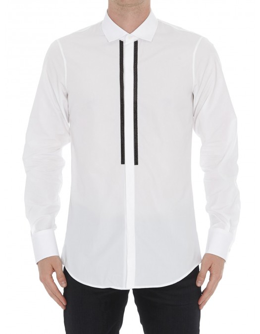 CAMASA DSQUARED2 , Design Clasic, Insertie frontala, Alb - S74DM0284100