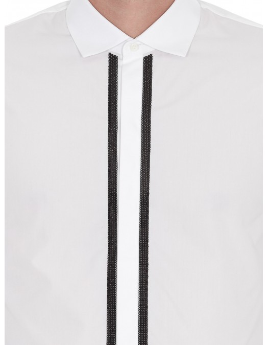 CAMASA DSQUARED2 , Design Clasic, Insertie frontala, Alb - S74DM0284100