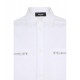 Camasa DSQUARED2, Fermoare atasate, Stretch Cotton Twill, Alb - S74DM1013S35175100
