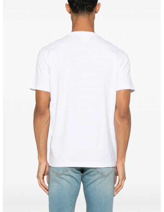 TRICOU DSQUARED2, Logo Print, Red Leaf, White - S74GD1396D20020100 TRICOU DSQUARED2, Logo Print, Red Leaf, White - S74GD1396D20020100