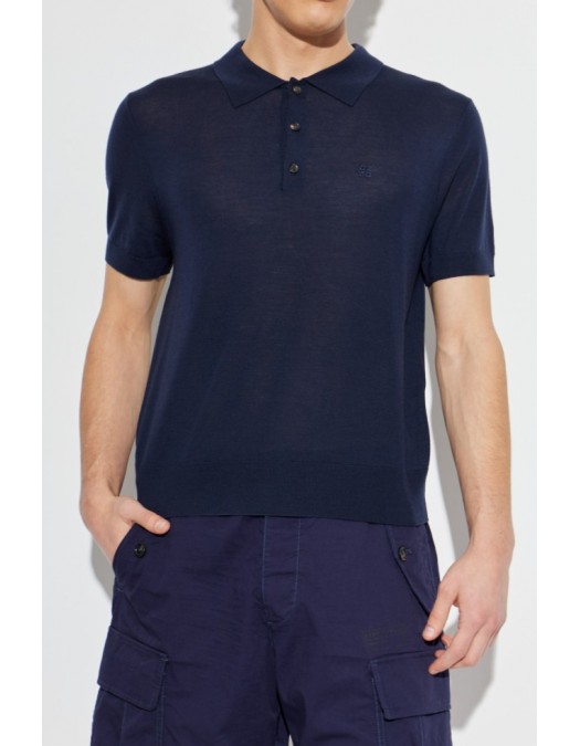 Tricou DSQUARED2, Wool Jersey Stitch, Navy Blue - S74HA1628D13205477
