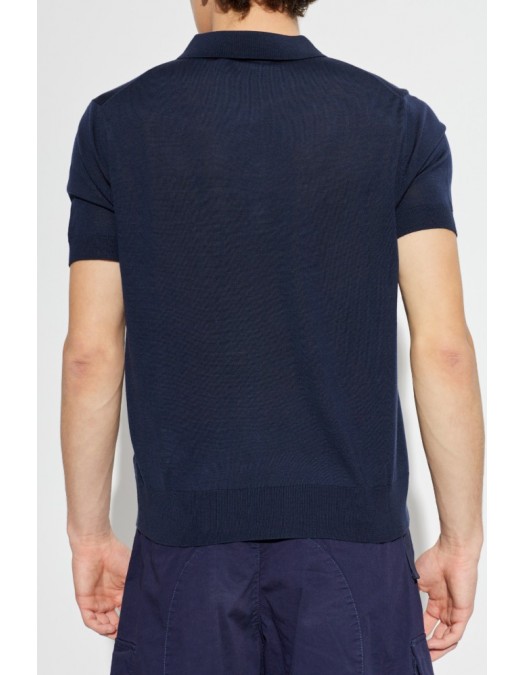 Tricou DSQUARED2, Wool Jersey Stitch, Navy Blue - S74HA1628D13205477