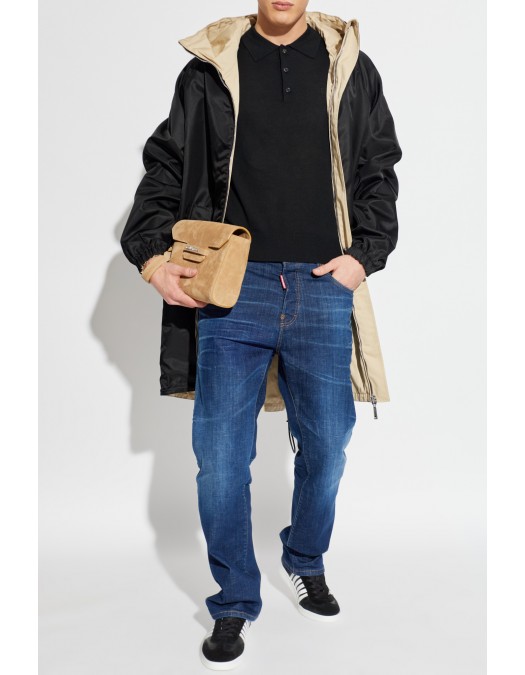 Tricou DSQUARED2, Wool Jersey Stitch, Black - S74HA1628D13205900