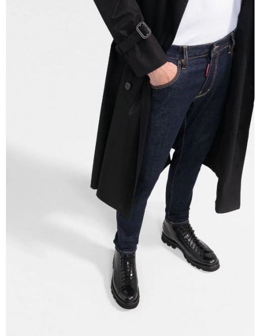 Jeans DSQUARED2, Dark Rinse Wash Skater Jeans, S74LB1198S30664470 - S74LB1198S30664470 Jeans DSQUARED2, Dark Rinse Wash Skater Jeans, S74LB1198S30664470 - S74LB1198S30664470