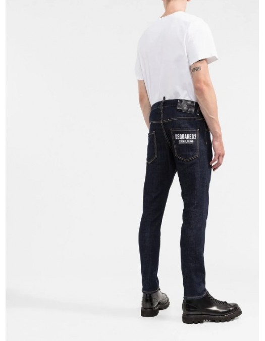 Jeans DSQUARED2, Dark Rinse Wash Skater Jeans, S74LB1198S30664470 - S74LB1198S30664470 Jeans DSQUARED2, Dark Rinse Wash Skater Jeans, S74LB1198S30664470 - S74LB1198S30664470