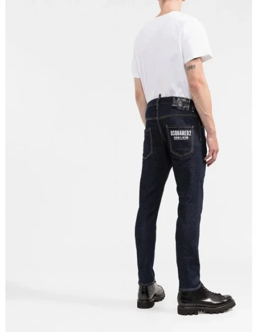 Jeans DSQUARED2, Dark Rinse Wash Skater Jeans, S74LB1198S30664470 - S74LB1198S30664470