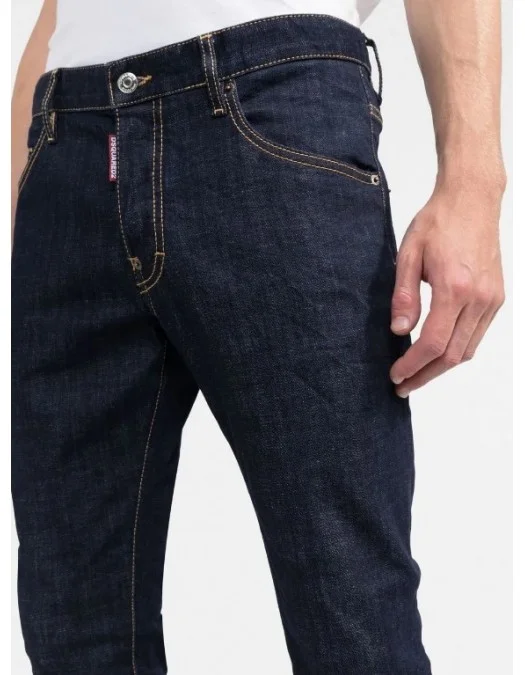 Jeans DSQUARED2, Dark Rinse Wash Skater Jeans, S74LB1198S30664470 - S74LB1198S30664470