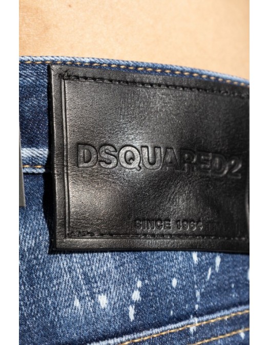 BLUGI DSQUARED2, Dark Easy Wash Skater Jeans - S74LB1556S30664470 BLUGI DSQUARED2, Dark Easy Wash Skater Jeans - S74LB1556S30664470