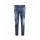 BLUGI DSQUARED2, Dark Easy Wash Skater Jeans - S74LB1556S30664470 BLUGI DSQUARED2, Dark Easy Wash Skater Jeans - S74LB1556S30664470