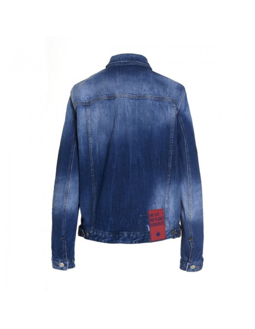 JACHETA DSQUARED2, One Life, One Planet, Denim - S78AN0041S30817470