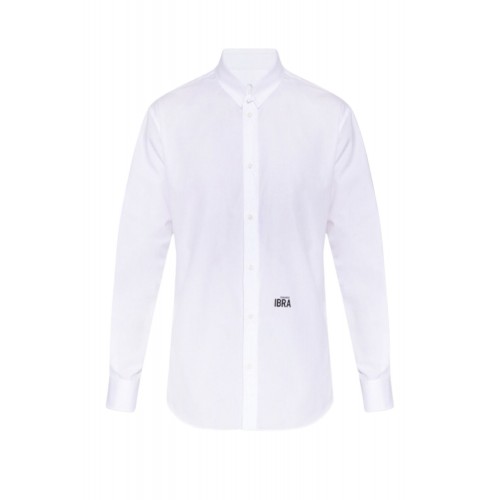 Camasa DSQUARED2, Ibrahimovic long-sleeve, Alb