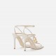Sandale ELISABETTA FRANCHI, Logo Brand atasat, Alb - SA07B61E2193