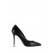 Pantofi ELISABETTA FRANCHI, Nappa leather pumps with toecap Étoile, Negru