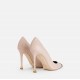 Pantofi ELISABETTA FRANCHI, Nappa leather pumps with toecap Étoile, Nude - SA21L30EC236