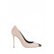 Pantofi ELISABETTA FRANCHI, Nappa leather pumps with toecap Étoile, Nude