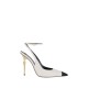 Pantofi ELISABETTA FRANCHI, Gold Heel, Decupati, Alb/Negru - SA73B50ECE84