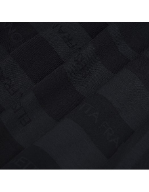 Esarfa ELISABETTA FRANCHI,  Scarf with logo pattern, Negru - SC14F61E2110