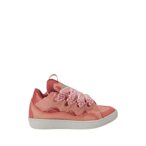 Sneakers Lanvin, Curb Suede in speckled leather