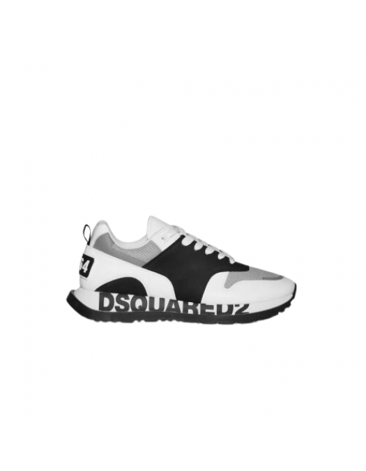 Sneakers DSQUARED2, Running 1964 Print, Gri - SNM0213015B0380M1365 Sneakers DSQUARED2, Running 1964 Print, Gri - SNM0213015B0380M1365