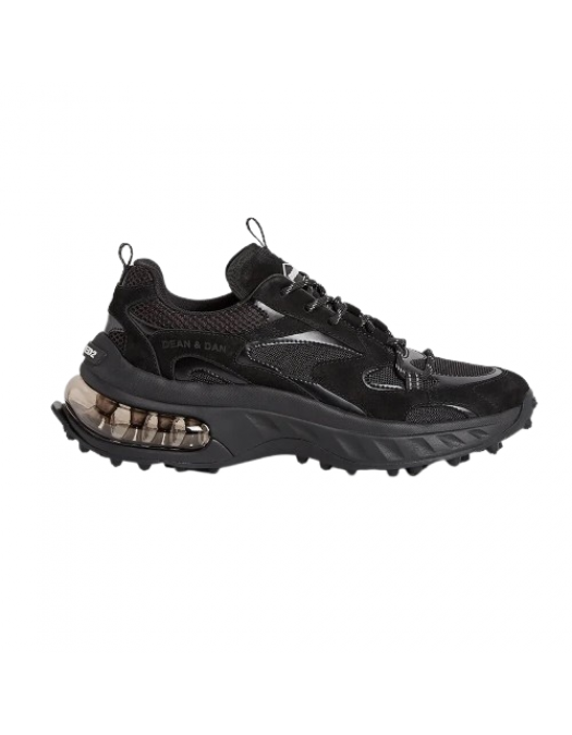 Sneakers DSQUARED2, Bubble Outsole Insert, Full Black, Men - SNM037801507713M1167