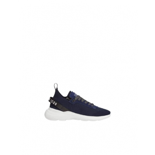 Sneakers DSQUARED2, Icon Fly Low Top, Navy Blue Sneakers DSQUARED2, Icon Fly Low Top, Navy Blue
