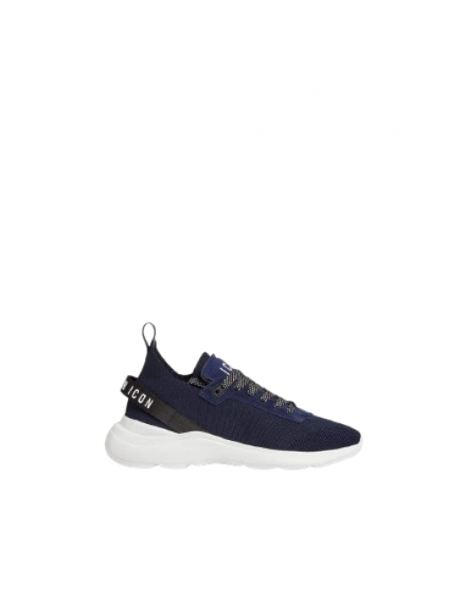 Sneakers DSQUARED2, Icon Fly Low Top, Navy Blue - SNM039659207989M2186